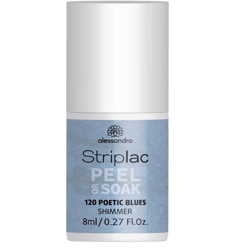 Alessandro STRIPLAC PEEL OR SOAK nail polish 8ml - 120 Poetic Blues